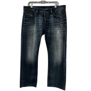 Diesel VIKER Regular Straight Wash 0880F Dark Wash in 
Size 36w/30L